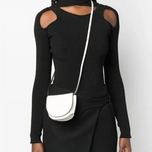 GANNI debossed-logo mini bag